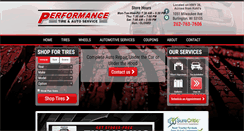 Desktop Screenshot of performancetireandauto.com